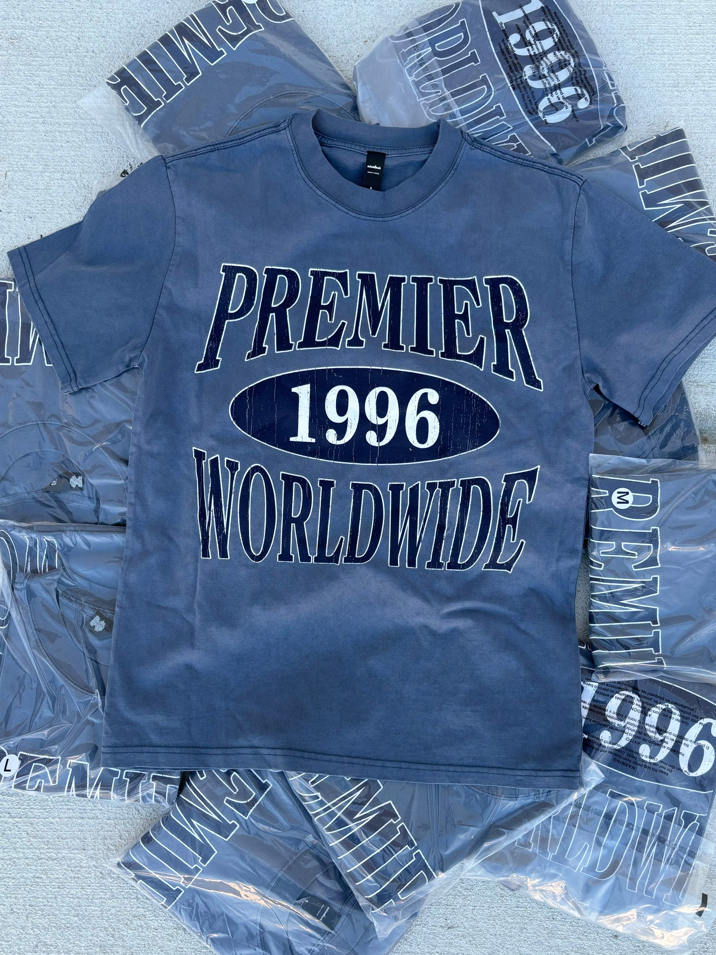 Premier "Worldwide Vintage" Tee - Blue